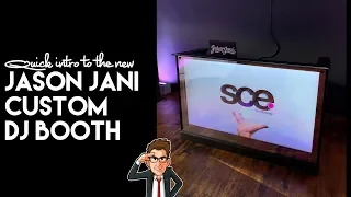 Quick intro to the New Custom Jason Jani Mirror DJ Booth...