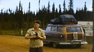 1949-1950 Vernon Jones and Ann take a trip to Alaska on the Alcan highway