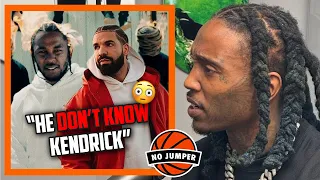 Bricc Says Drake "Doesn't Know Kendrick" When Speaking on His Hood Affiliation