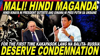 HALA! PRES PUTIN IS LOOSING A FRIEND? "HINDI AKO KATULAD NI PUTIN", RUSSIA DESERVE CONDEMNATION