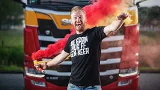 Met de Scania flaneren door België en afsluiten met de vlam in de pijp!