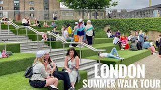 Walking London Camden Market, Regent’s Canal to Kings Cross | London Summer Walk Tour - June 2022