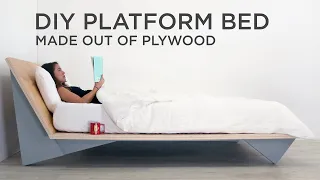 DIY Modern Platform Bed | Made Out of Plywood
