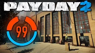 99 Detection Risk Solo Stealth (Payday 2, First World Bank, One Down, Mod)
