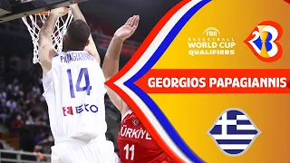SHOWDOWN in Athens! • Georgios Papagiannis smashed 14 for Greek's win vs Turkey  #basketball