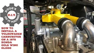 How to Install a VW Carb on a 1979 Honda Gold Wing 1000