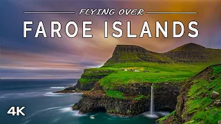 Flying over Faroe Islands: 1 HOUR of Nature Scenery with Ambient Music (4K UHD Drone Film)