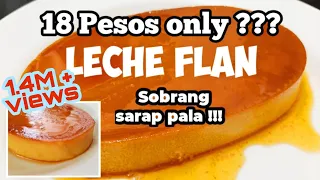 18 PESOS ONLY Homemade Leche Flan Recipe - No Oven, No Bake, No Mixer, No Condensed Milk