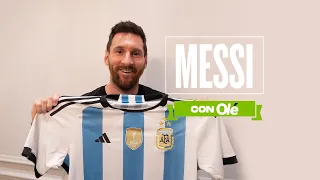 Lionel MESSI mano a mano con Olé en París #MessiConOlé