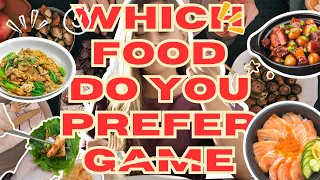 Food Choice Edition - Which Food Do You Prefer? Celebrity Quiz Game!