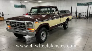 SOLD!!!!  1979 FORD F250 CUSTOM 4X4 PICKUP.  CLEAN WESTERN TRUCK FROM MONTANA!!!