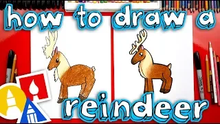 How To Draw A Reindeer