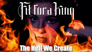 Fit For a King - The Hell We Create [ Lyric Video + Visualizer ] New Song 2022  // 4K