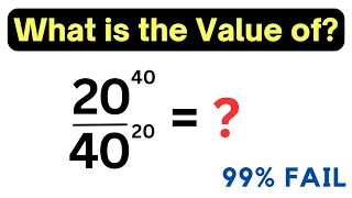 A Nice Exponential Problem | A beautiful Math Problem | A Nice Math Problem | Can you Solve it ?