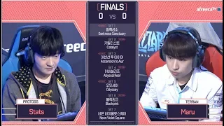 [2018 GSL Season 1] Code S Finals Stats vs Maru