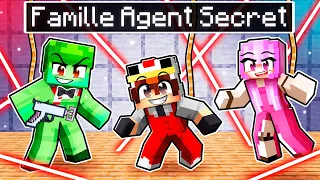 Adopté par une FAMILLE d'AGENT SECRET sur Minecraft !