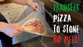 How to Get Pizza onto Stone Without a Peel