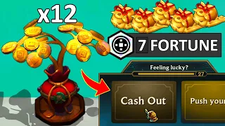 I got 7 Fortune Cashout 12 times...