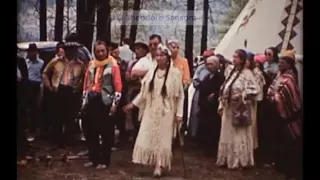 Native Colville Tribe in the 1940's Ceremony of Tears