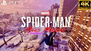 Spider-Man: Miles Morales PS5, (Performance RT, 60FPS) Epic Combat & Web Swinging- 4K HDR