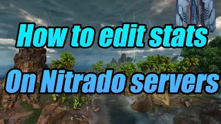 ARK Ascended: How to edit my stats on my Nitrado server?