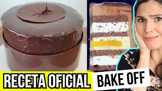 PASTEL de CHOCOLATE EXTREMADAMENTE DIFÍCIL ⚠️ SEGUÍ la RECETA OFICIAL de BAKE OFF - Caro Trippar