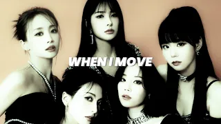 kara - when i move // sped up & reverb