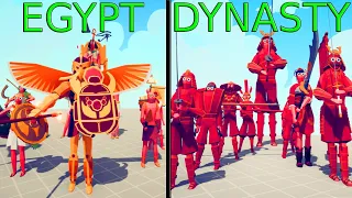 DYNASTY TEAM vs EGYPT TEAM | TABS - Totally Accurate Battle Simulator