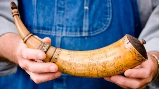 Card Scraping a Powder Horn with Mark Thomas (Workshop Tour Part 3)
