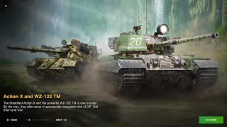 Caernarvon Action X and WZ-122 TM gameplay review 🔥 World of Tanks Blitz