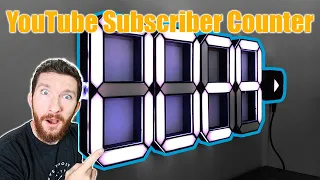 Making a GIANT YouTube Subscription Counter