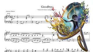 【Deemo】 Goodbye グッドバイPiano Sheet Music