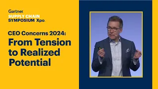 CEO Concerns 2024 — Implications and Actions for CSCOs | Gartner Supply Chain Symposium/Xpo