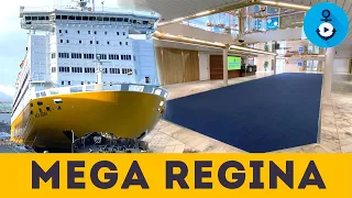 Mega Regina, welcome aboard! Ship tour Corsica Ferries