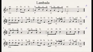 #lambada #notes