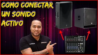 Como conectar tu sonido activo