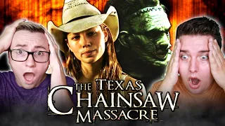 TEXANS WATCH THE TEXAS CHAINSAW MASSACRE (2003) *REACTION* | FIRST TIME WATCHING THIS YASSACRE!