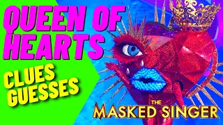 Queen of Hearts Clues and Guesses - Masked Singer - Episode 8