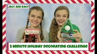 5 Minute Holiday Decorating Challenge ~ Jacy and Kacy