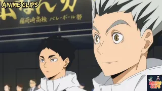 Tsukishima's Spike and Hinata's Block Karasuno VS Inarizaki Haikyuu!!To the Top Part2 Episode 2 R