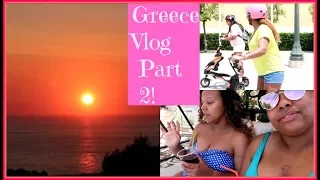 Holiday Vlog to Greece Part 2! Scooter Tour around Athens and Sipping Sangria by the Pool!