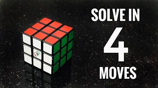 How to Solve a Rubik’s Cube in 4 Moves