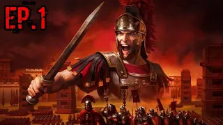 Rome total war มือถือ : ปรับให้โหด แล้วบุกโจมตีกรีก Ep.1