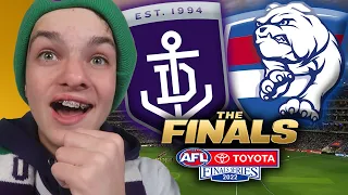 THE GREATEST WIN EVER! (AFL VLOG) Fremantle vs Western Bulldogs Elimination Final 2022