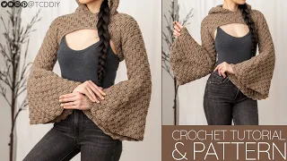 How to Crochet: Basketweave Shrug | Pattern & Tutorial DIY