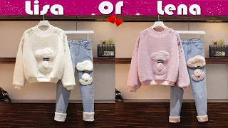 LISA OR LENA💖Cute things choose your one💖@Pink Blink#49#fashion #pinkblink #fashionstyle