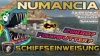 NUMANCIA - Review [T8 CA] - Zorro oder Fischfutter in World of Warships! #worldofwarships