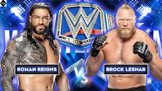 Roman Reigns Vs Brock Lesnar For The Wwe Universal Championship | WWE 2K23