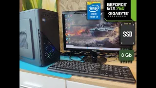 Пк i5-760 /8Gb /ssd128+hdd500 /GTX 750 2Gb  Win11