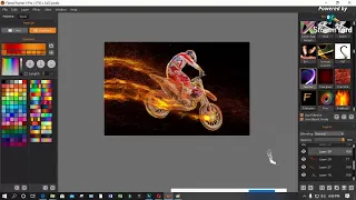 MAKING A COMPOSITION WITH FLAME PAINTER and PHOTOSHOP